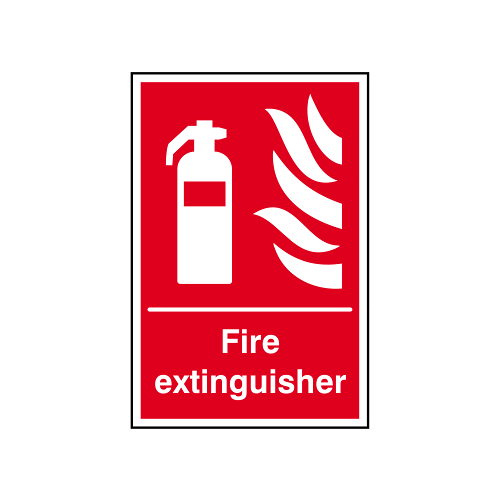 Fire Extinguisher Sign - RPVC, 200 X 300mm